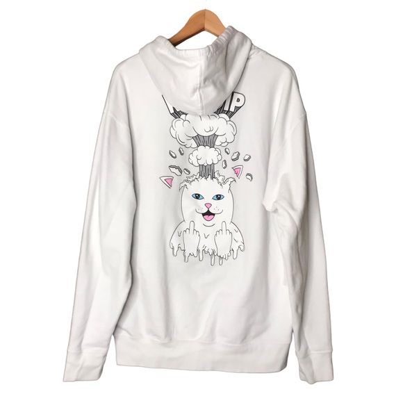 Ripndip Other - Large Rip and Dip Ripndip Mind Blown Hoodie Sweatshirt Graphic Shirt Cat Skate